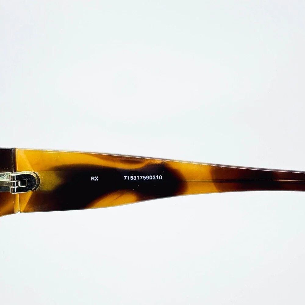 Celine Dion Eyeglass Frames Women Brown Tortoise CD5501 BR 56-15-130
